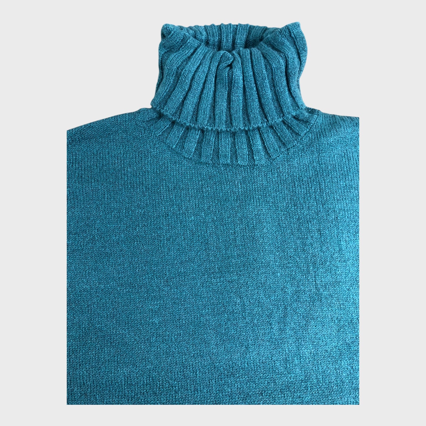 Mistral Teal Turtleneck Jumper