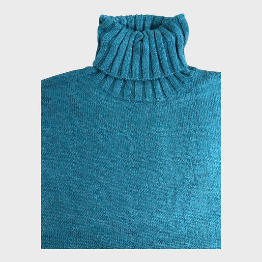 Mistral Teal Turtleneck Jumper