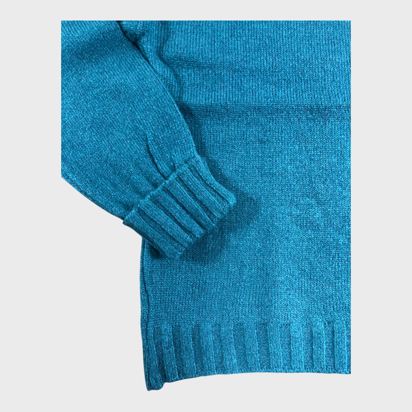 Mistral Teal Turtleneck Jumper