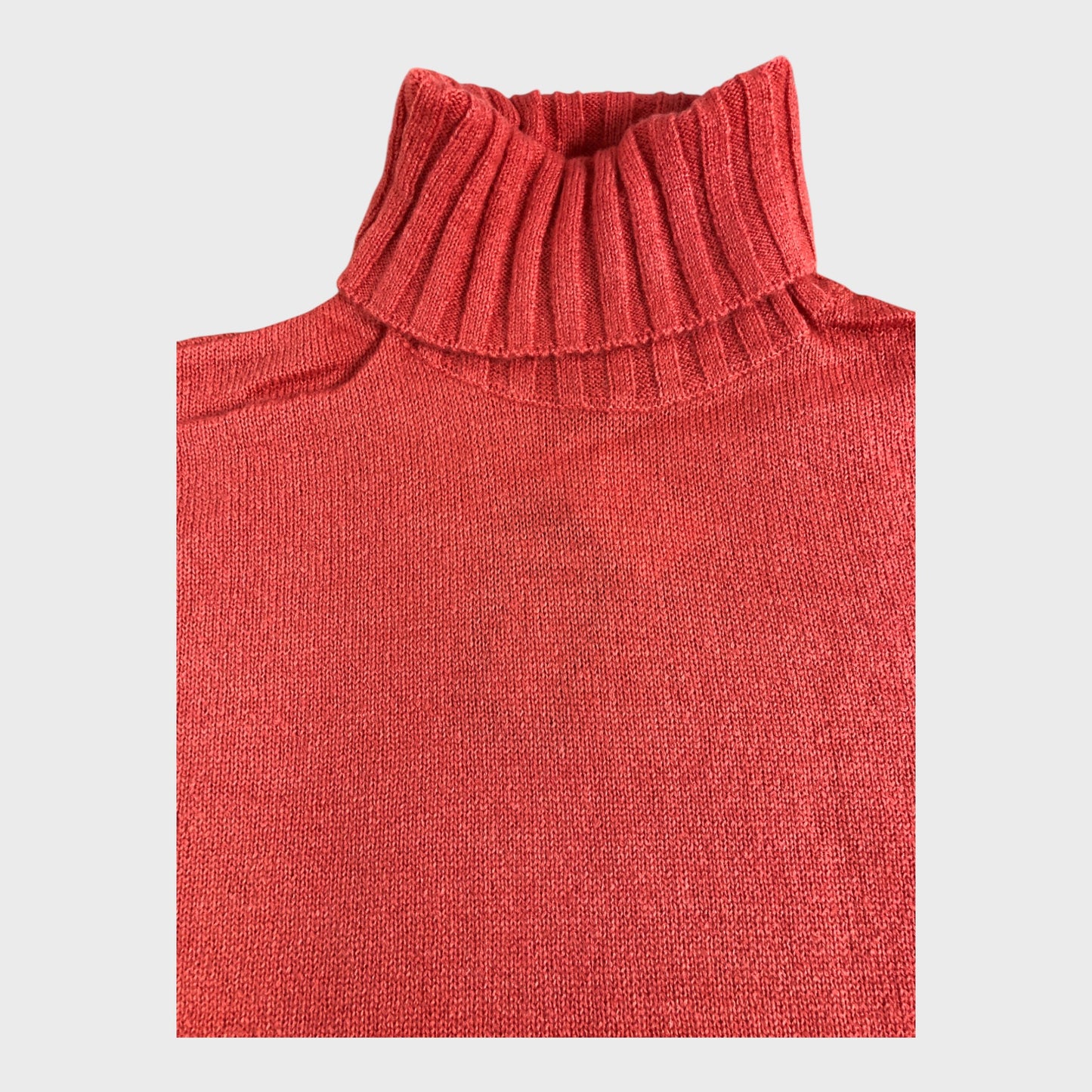 Mistral Coral Turtleneck Jumper