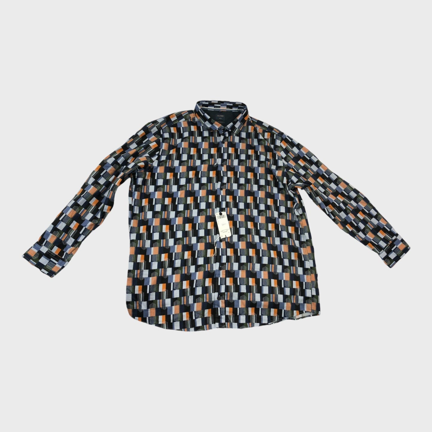 Olymp Blue Block Shirt