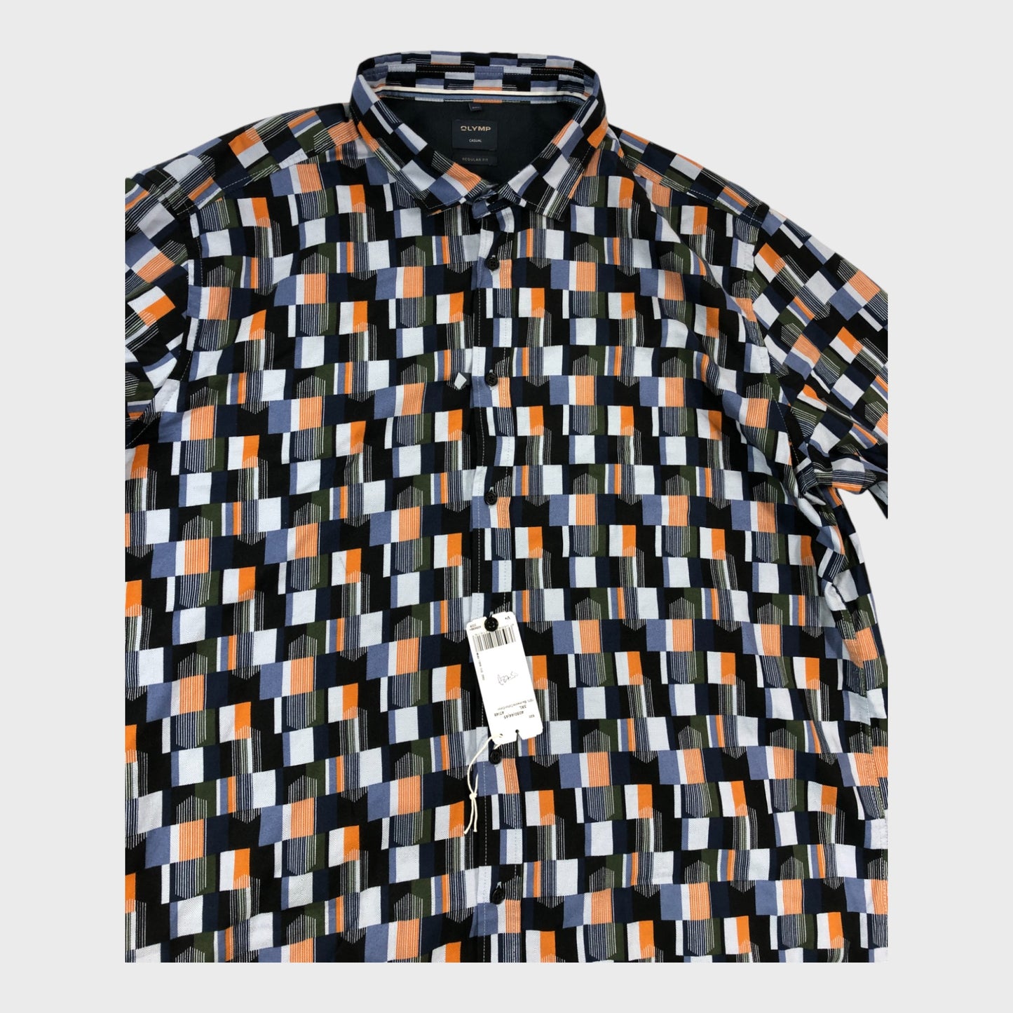 Olymp Blue Block Shirt