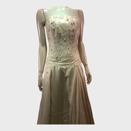 Warm Ivory Alan Hannah Wedding Dress