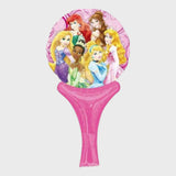 Princesses Pink 12" Foil Balloon - Pack of 5