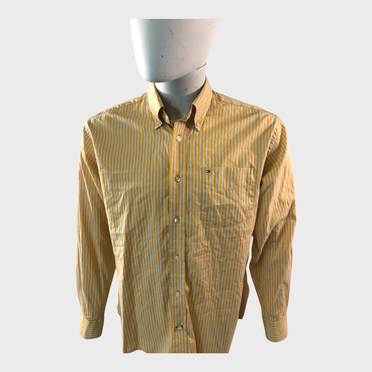 Yellow Striped Tommy Hilfiger Shirt