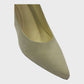 Branded Pale Yellow Sleek Suede Court Shoes - UK5