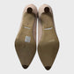 Branded Pale Pink Kitten Heel Suede Court Shoes - UK9