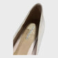 Branded Pale Pink Kitten Heel Suede Court Shoes - UK9