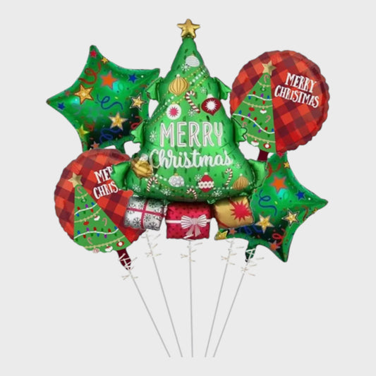 5pcs Christmas Balloon Set