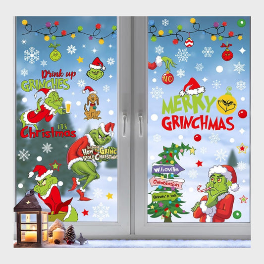 Grinchmas Window Stickers