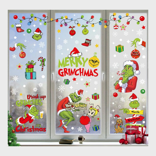 Grinchmas Window Stickers