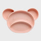 Pink Monkey Baby and Kids Dinner Plate