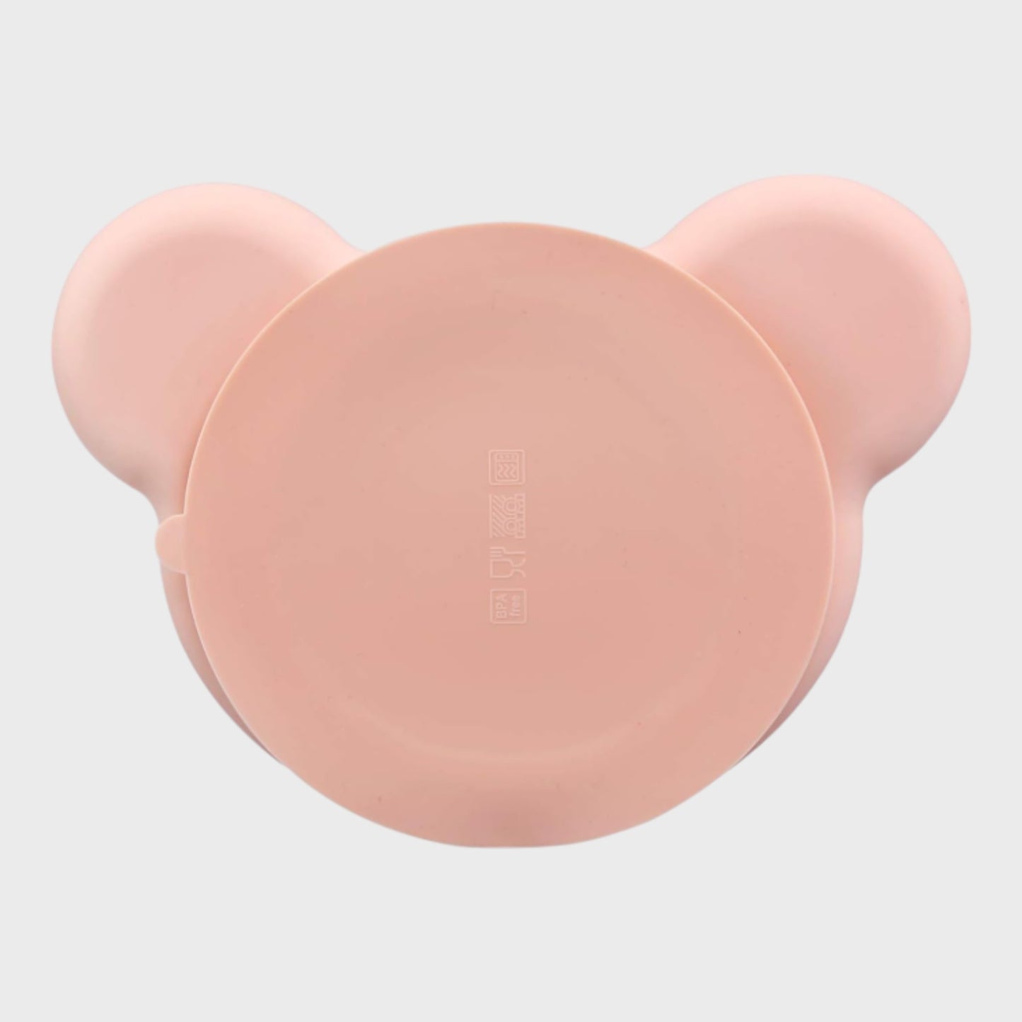 Pink Monkey Baby and Kids Dinner Plate