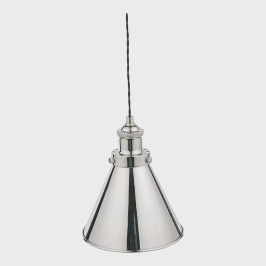 Laura Ashley Rufus Polished Chrome Pendant Light