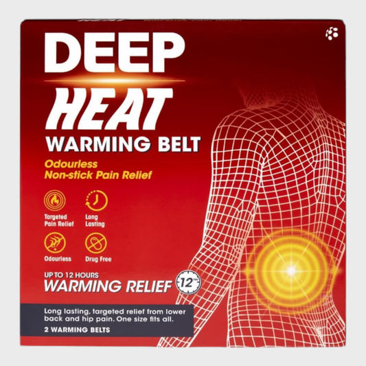 Deep Heat Warming Belt - 2 Pack