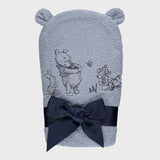 Winne The Pooh Blue Hooded Towel