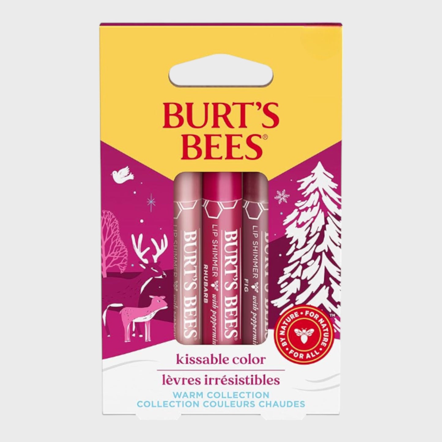 Burt's Bee's Kissable Colour Warm Collection