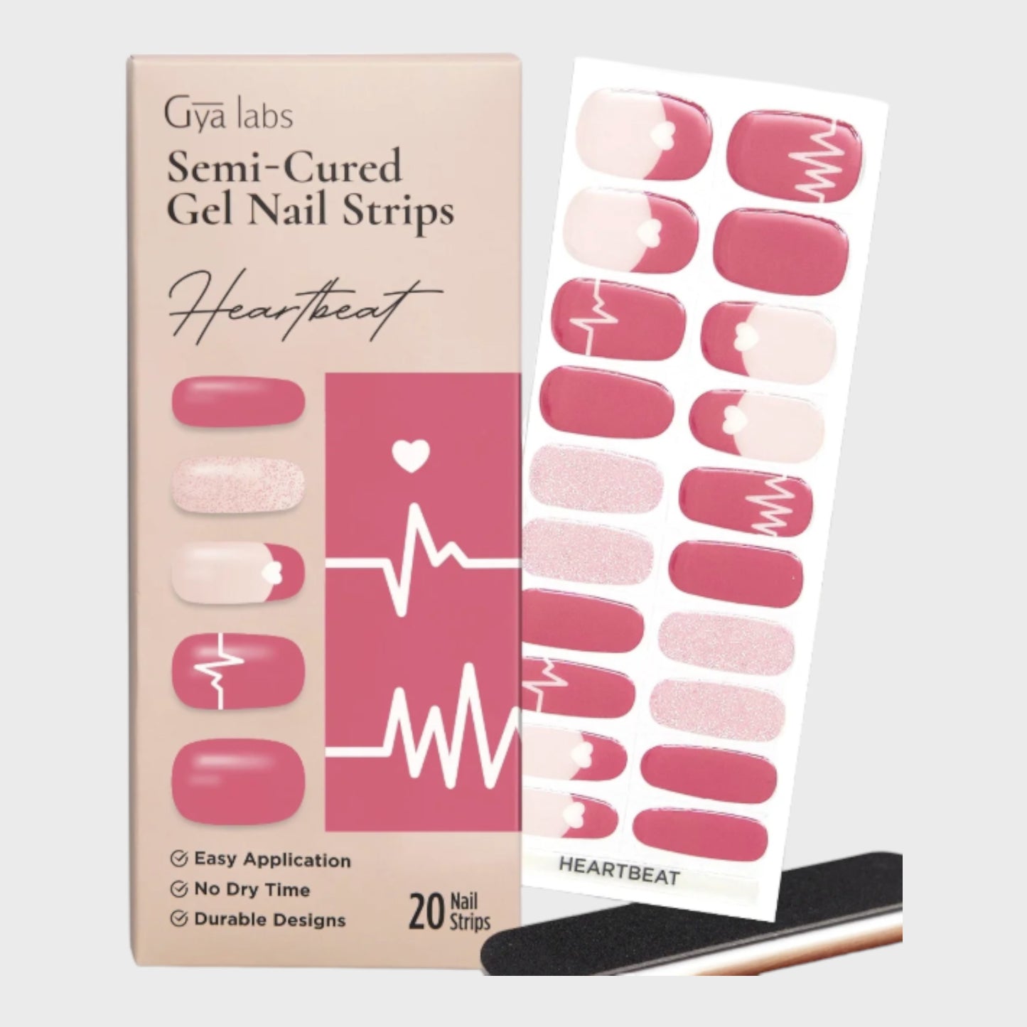 Gya Labs Semi-Cured Gel Nail Strips