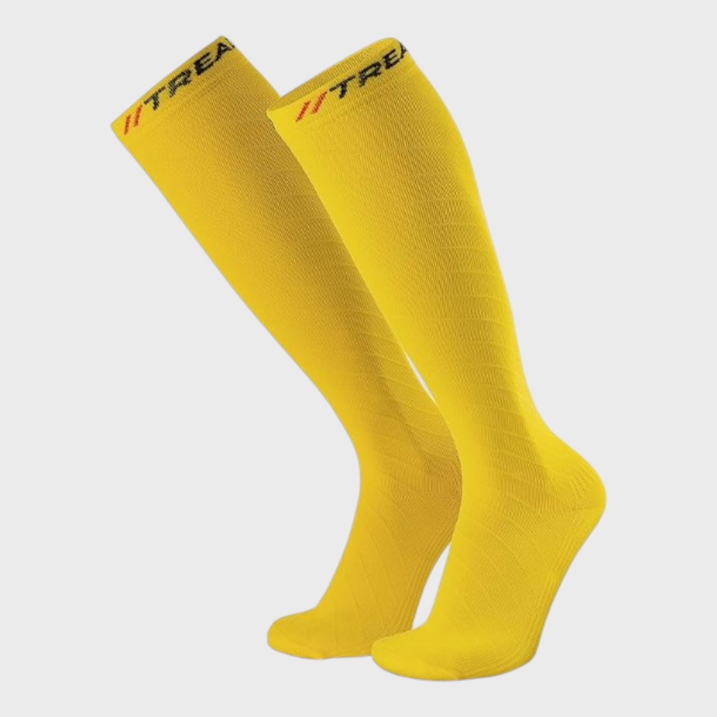 Tread Yellow Graduated Compression Socks - Size XXL