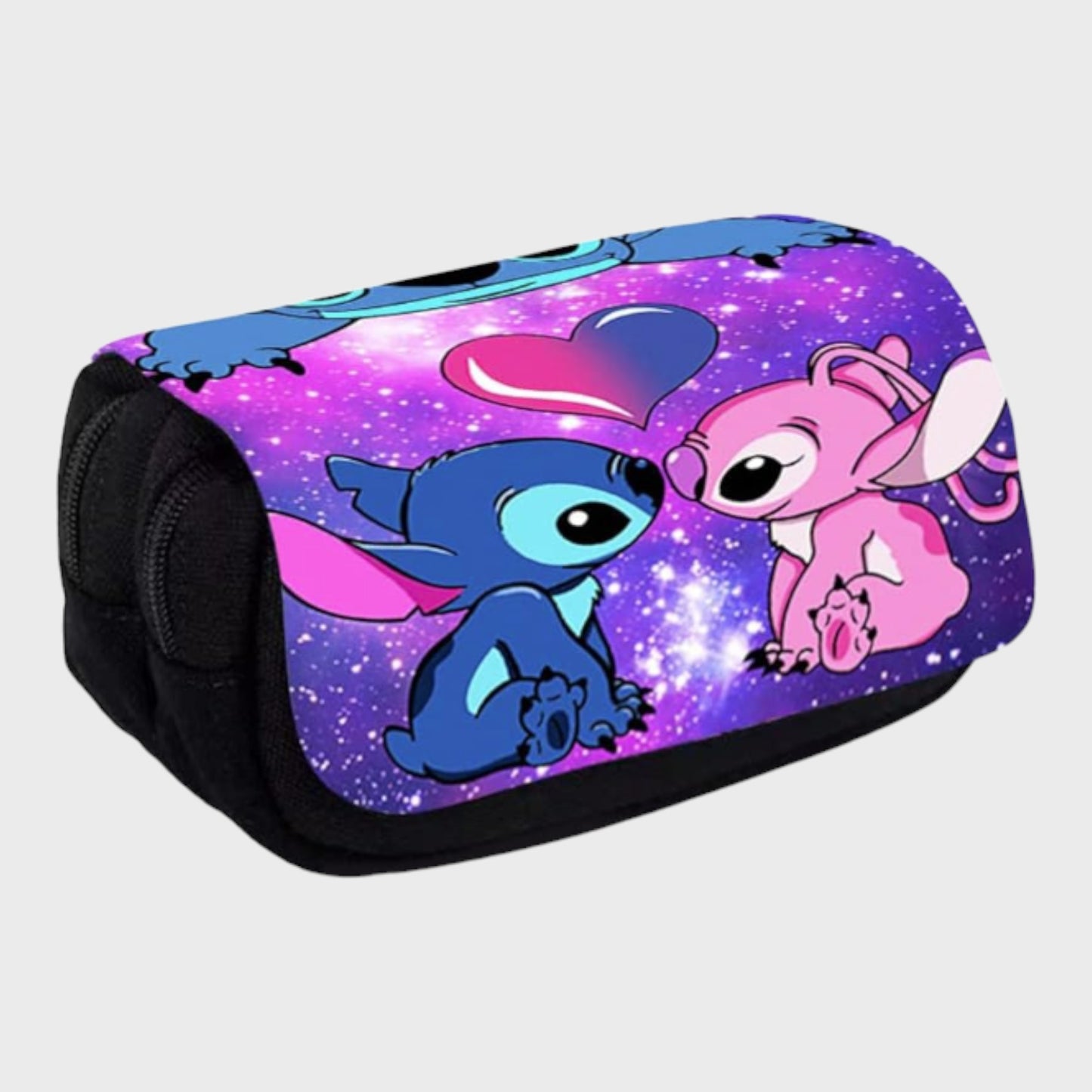 Black Stitch and Angel Pencil Case