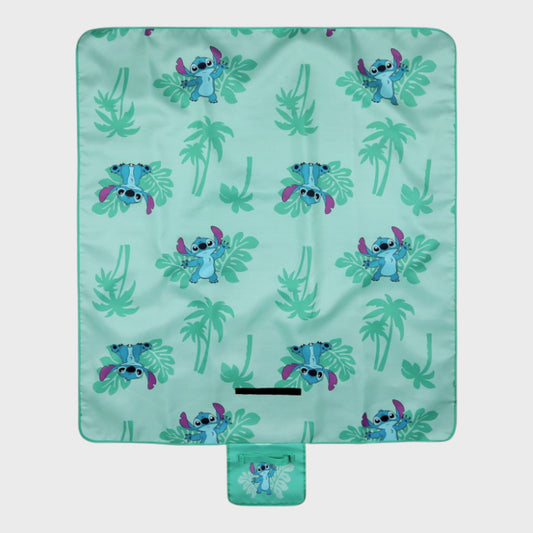 Green Stitch Picnic Blanket