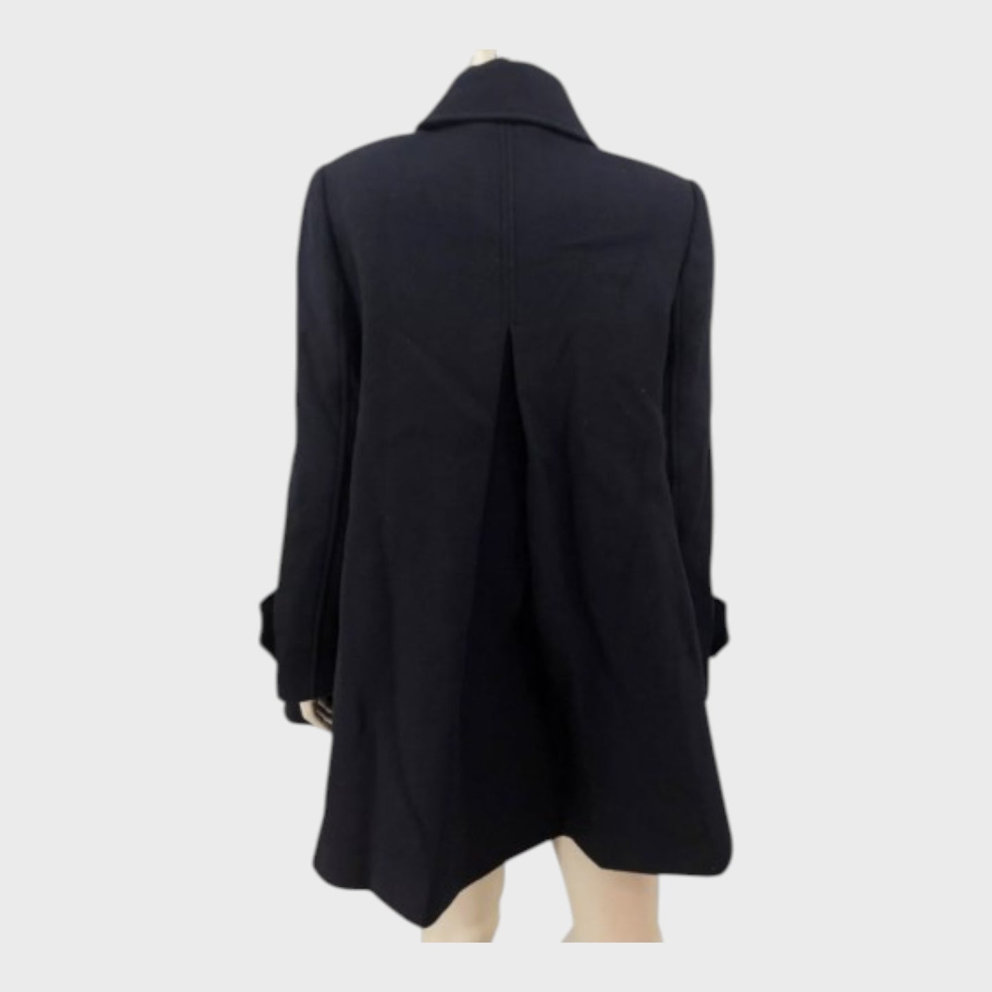 Branded Navy Military Coat - Size 8