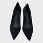 Branded Navy Sleek Suede Court Shoes - UK6