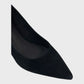 Branded Navy Sleek Suede Court Shoes - UK6