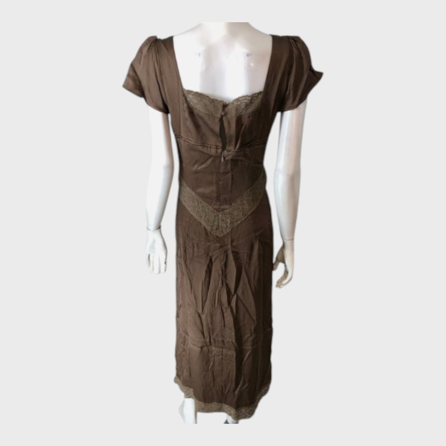 Branded Chocolate Gelato Midi Dress