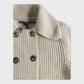 River Island Beige Double Breasted Cardigan