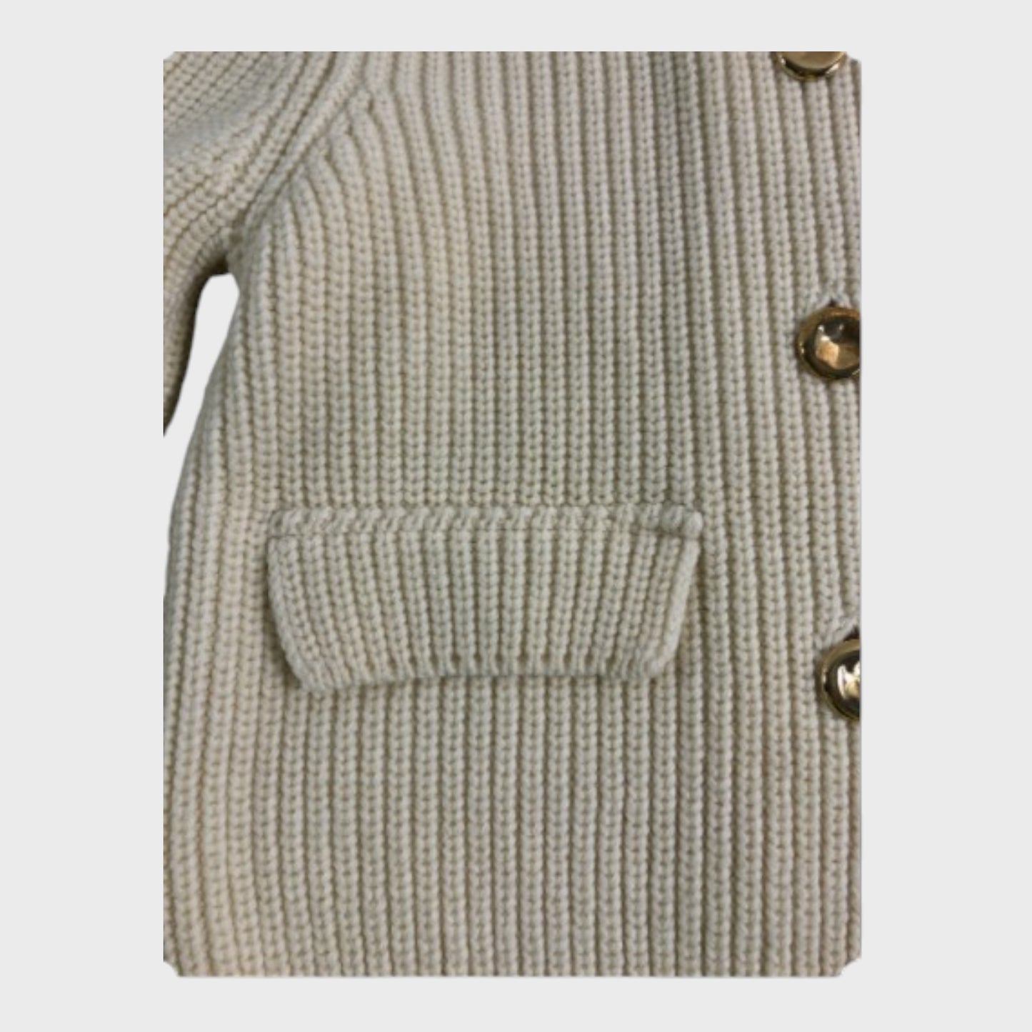 River Island Beige Double Breasted Cardigan
