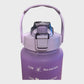 Gradient Purple and Green 2L and 25oz Water Bottle Pack