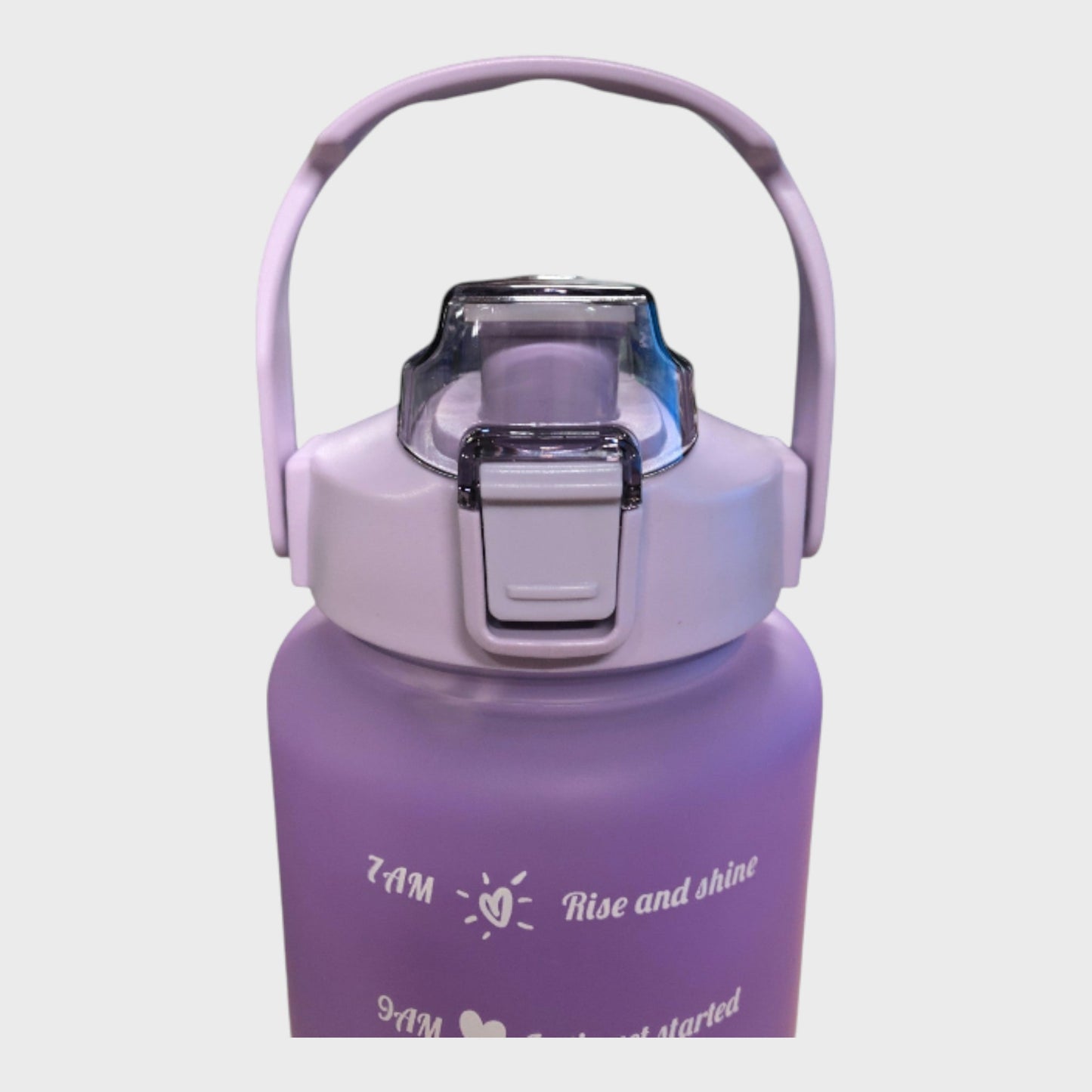 Gradient Purple and Green 2L and 25oz Water Bottle Pack
