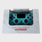 AVENGER Wireless Controller PS4 USB PC Touch Pad Dual Vibration