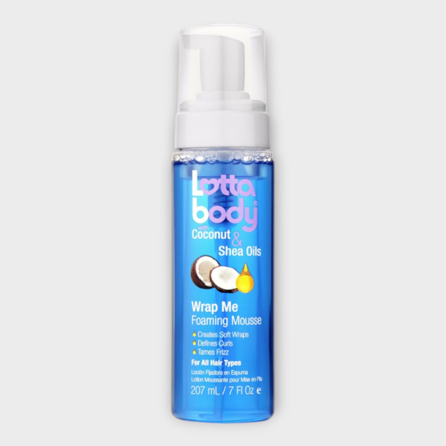 LOTTABODY Wrap Me Foaming Mousse Coconut Shea Oils 207ml