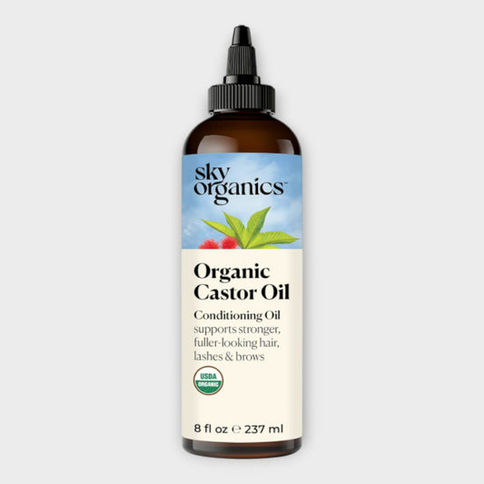 SKY ORGANICS Organic Castor Oil 237ml Conditioning Hair Oil