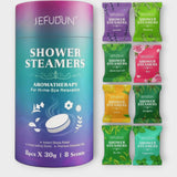 Sefudun Shower Steamers 8 Pack Aromatherapy For Home Relaxation With Essential Oils