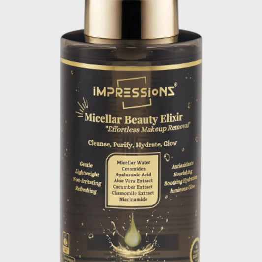 MICELLAR BEAUTY ELIXIR Makeup Removal Cleanse Hydrate Glow New 300ml