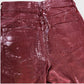 River Island Red Metallic Snake Print Jeans