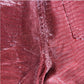 River Island Red Metallic Snake Print Jeans