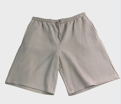 River Island Beige Textured Shorts