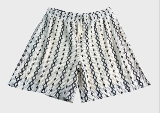 River Island Ecru Crochet Shorts - Size XL