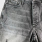 River Island Black Slim Fit Ripped Denim Shorts - Size 28