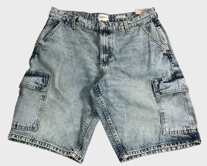 River Island Denim Cargo Shorts