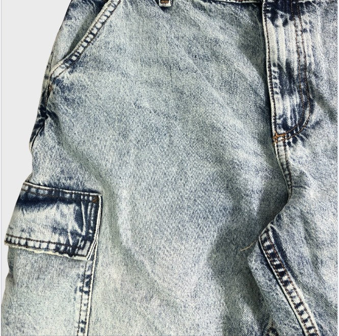 River Island Denim Cargo Shorts