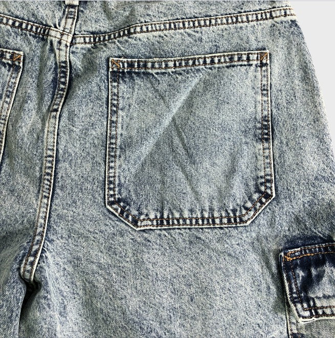 River Island Denim Cargo Shorts