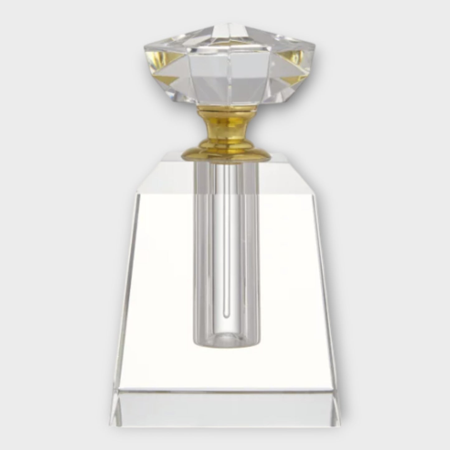 Glass Obelisk Perfume Bottle