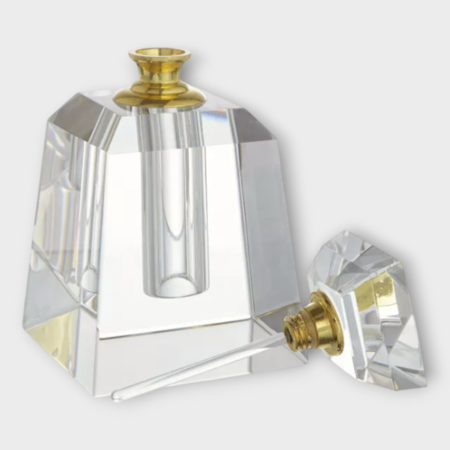 Glass Obelisk Perfume Bottle