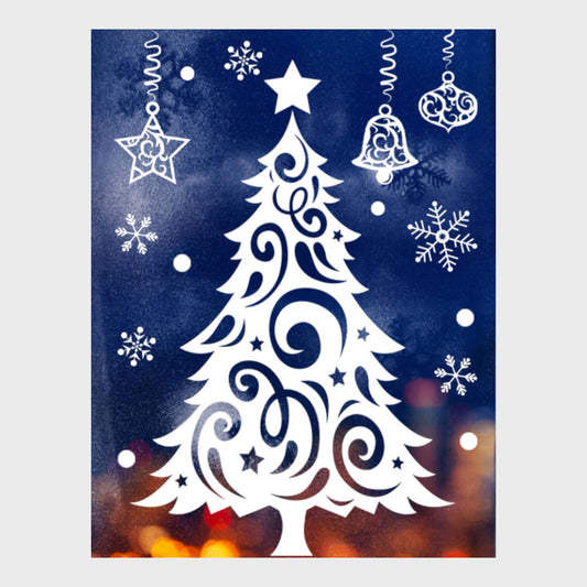 Large Festive Window Stickers