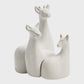 Wrap Around Stoneware Deer Ornament